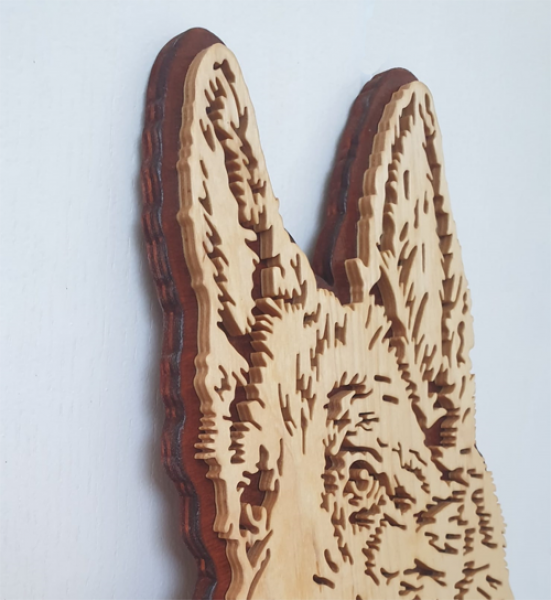 Wandbild Schäferhund